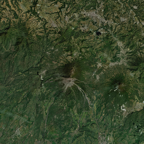 3D model of Acatenango volcano (342080), Guatemala