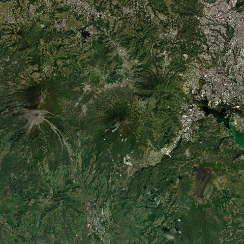 3D model of Agua volcano (342100), Guatemala