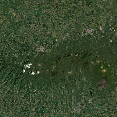 3D model of Apaneca Range (343010), El Salvador