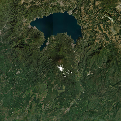 3D model of Atitlan volcano (342060), Guatemala