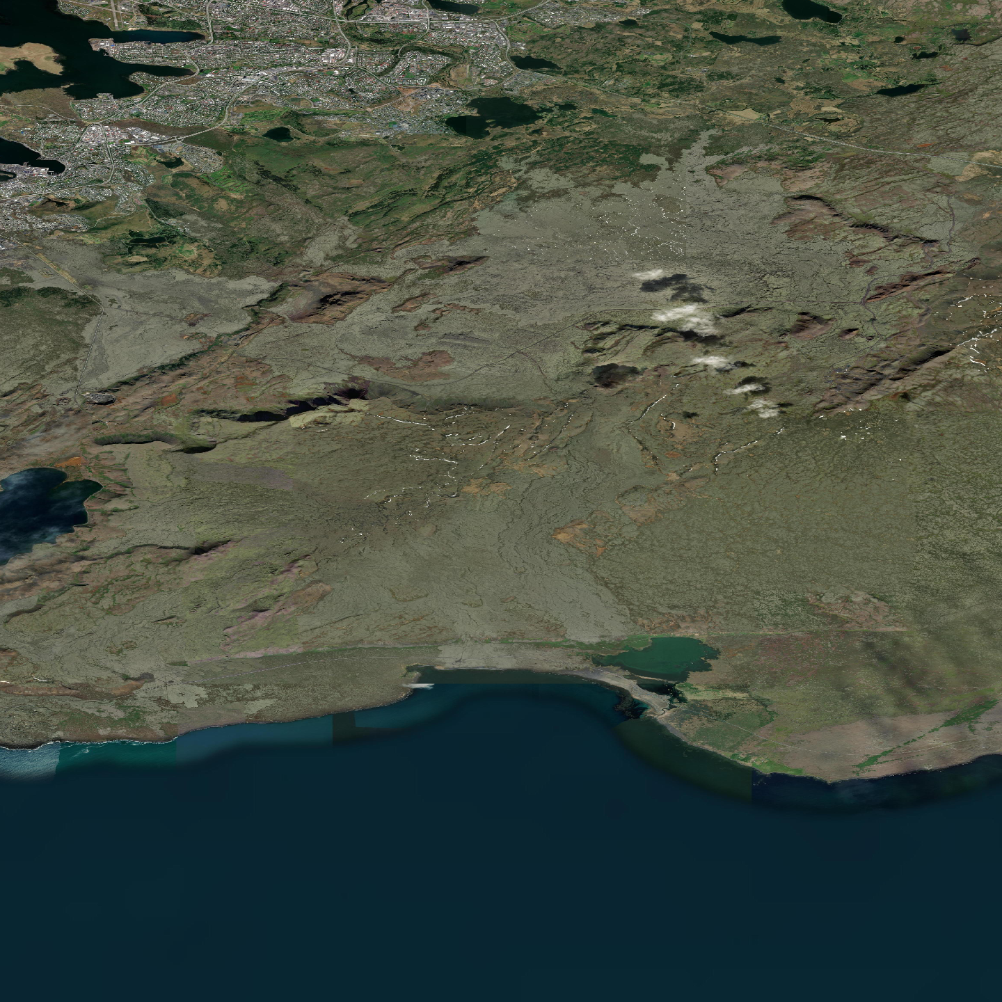 3D model of Brennisteinsfjoll volcano, Iceland