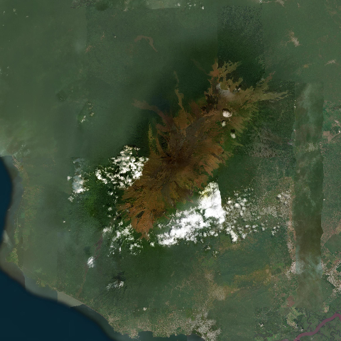 3D model of Cameroon (224010)