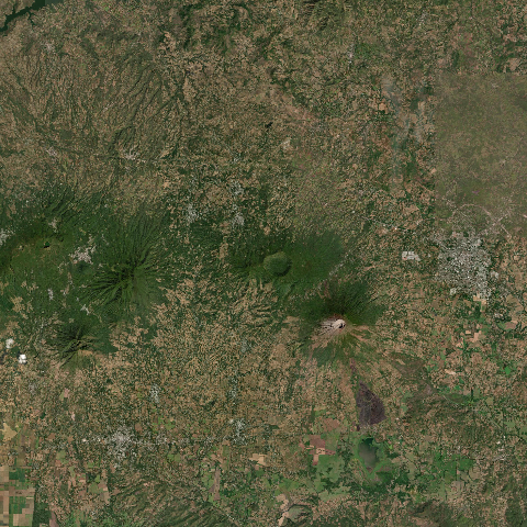 3D model of Chinameca volcano (343090), El Salvador