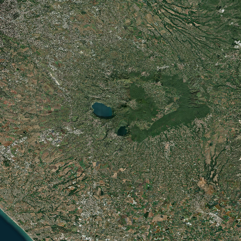 3D model of Colli Albani (211004)