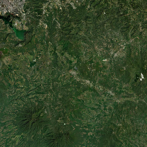 3D model of Cuilapa-Barbarena volcano (342111), Guatemala