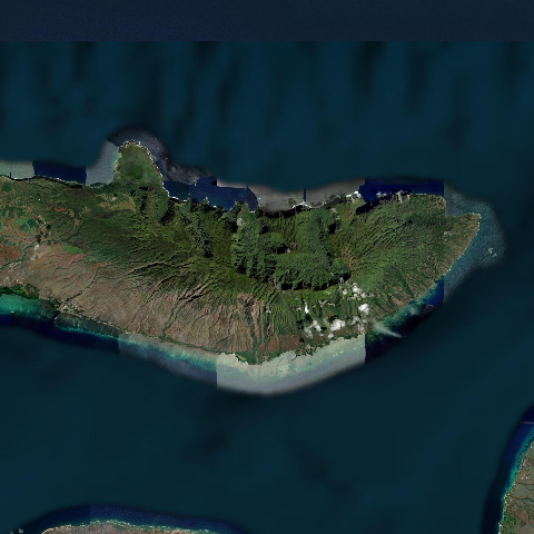 3D model of East Molokai (332805)