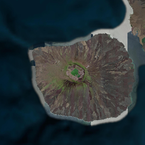 3D model of Fernandina volcano (353010)