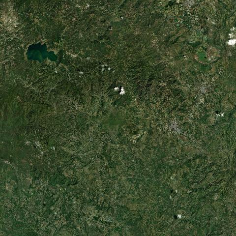3D model of Flores volcano (342140), Guatemala