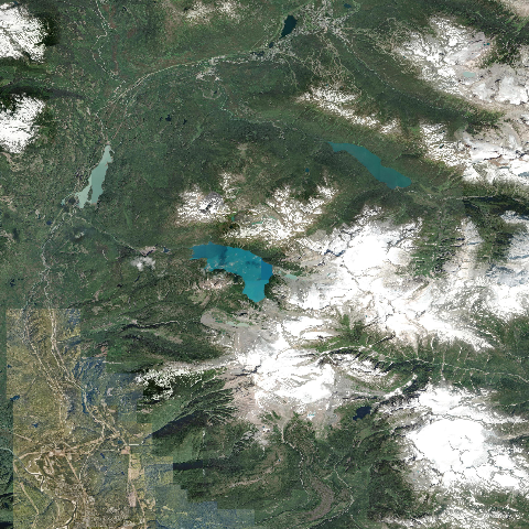 3D model of Garibaldi Lake (320190)