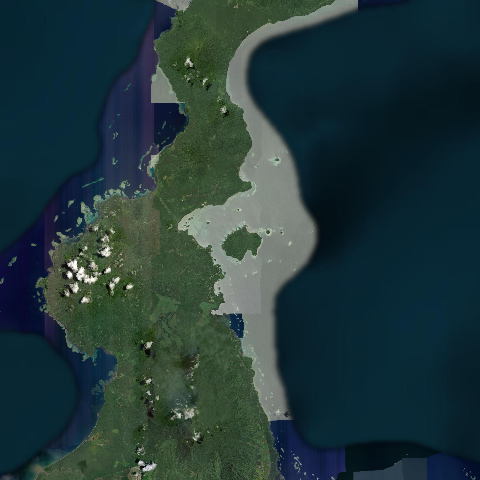 3D model of Garua Harbour (252060)