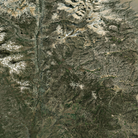 3D model of Golden Trout Creek (323170)