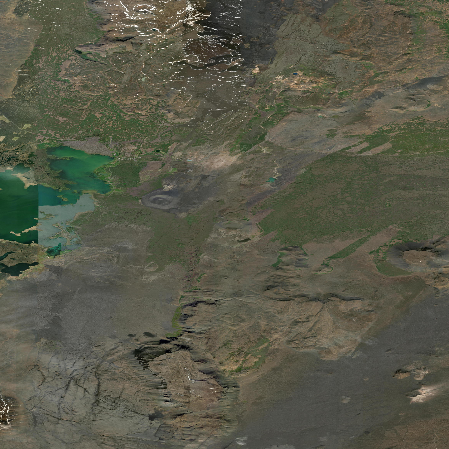 3D model of Heidarspordar volcano, Iceland