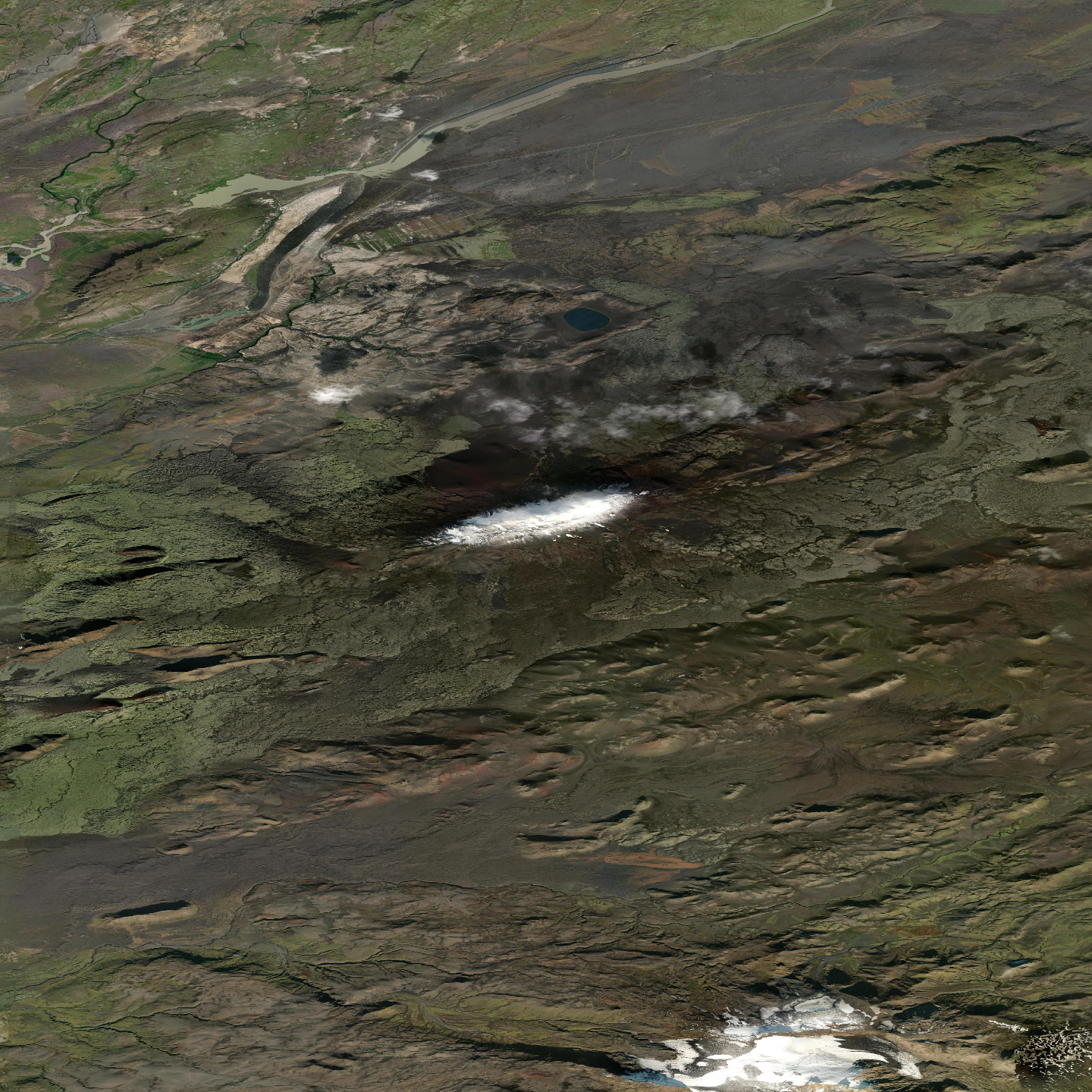 3D model of Hekla volcano, Iceland