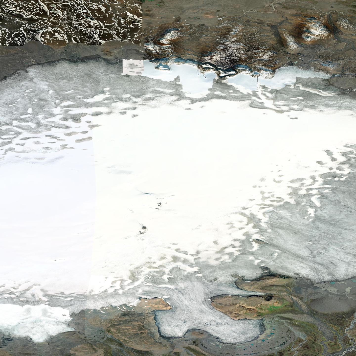 3D model of Hofsjokull volcano, Iceland