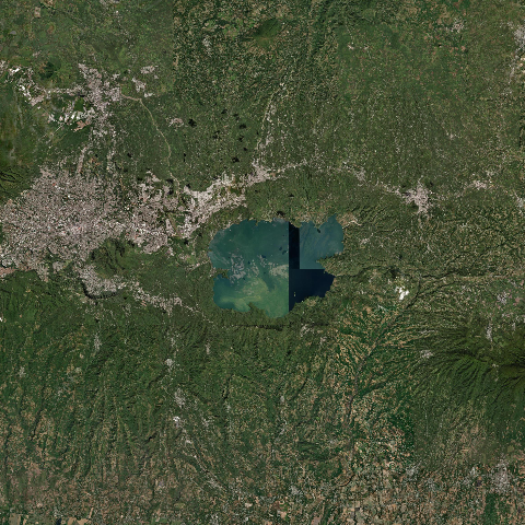3D model of Ilopango caldera (343060), El Salvador