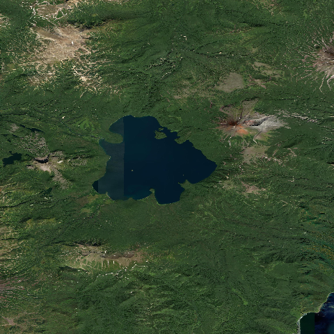 3D model of Kurile Lake (300023)