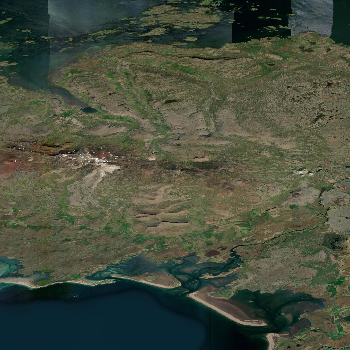 3D model of Ljosufjoll volcano, Iceland