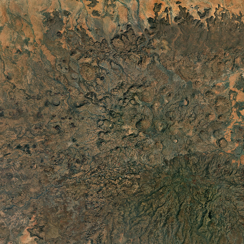 3D model of Meidob Volcanic Field (225050)