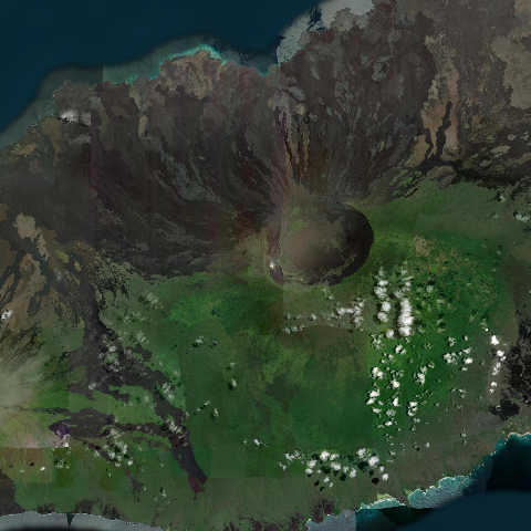 3D model of Negra Sierra volcano (353050)