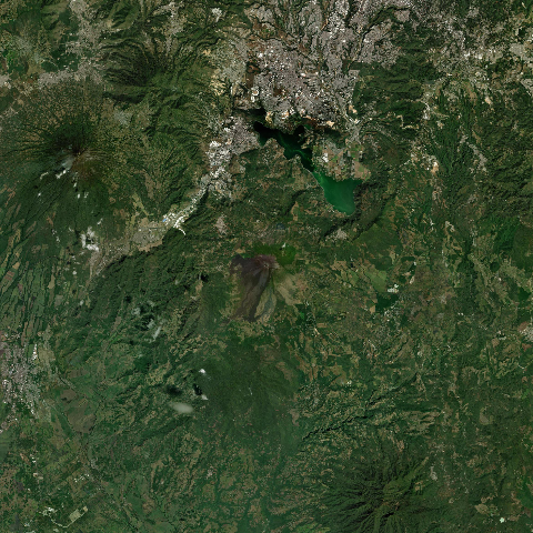 3D model of Pacaya volcano (342110), Guatemala