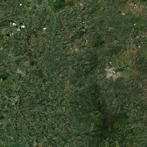 3D model of Quezaltepeque volcanic field (342210), Guatemala