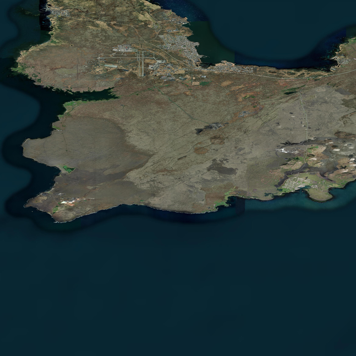 3D model of Reykjanes volcano, Iceland