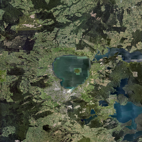3D model of Rotorua (241816)