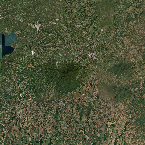 3D model of San Vicente volcano (343070), El Salvador