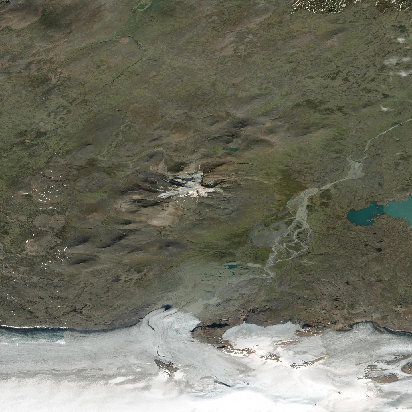 3D model of Snaefell volcano, Iceland