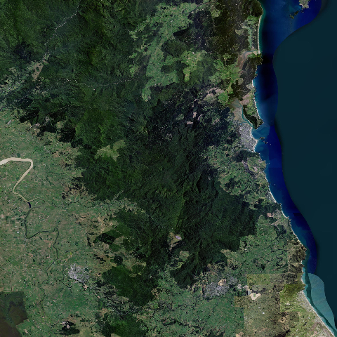 3D model of South Coromandel Peninsula (241807)