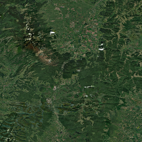 3D model of South Harghita Mountains (210801)