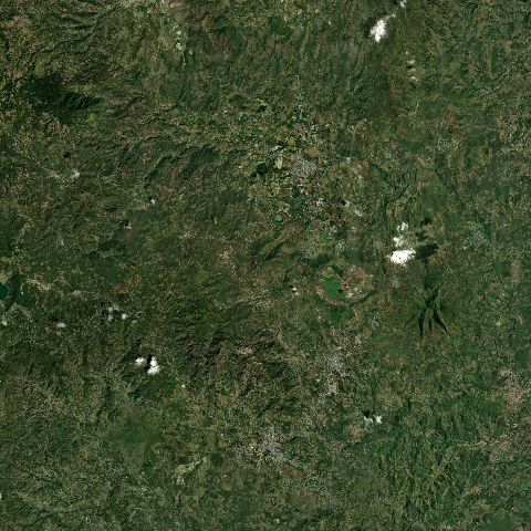 3D model of Tahual volcano (342141), Guatemala