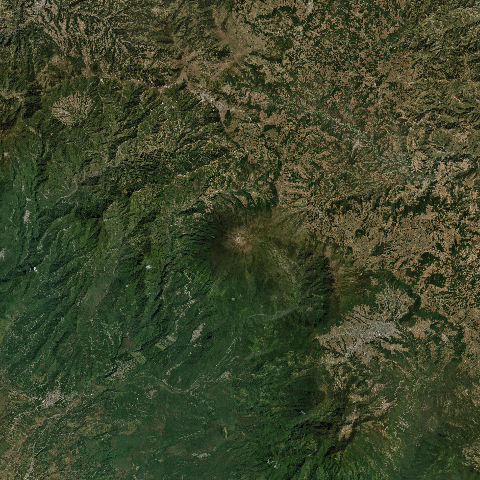 3D model of Tajumulco volcano (342020), Guatemala