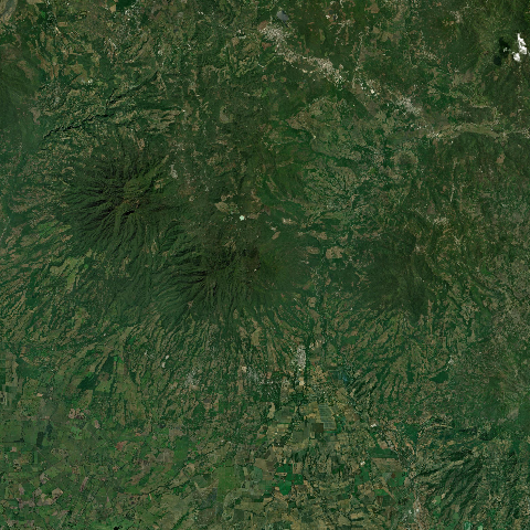 3D model of Tecuamburro volcano (342120), Guatemala