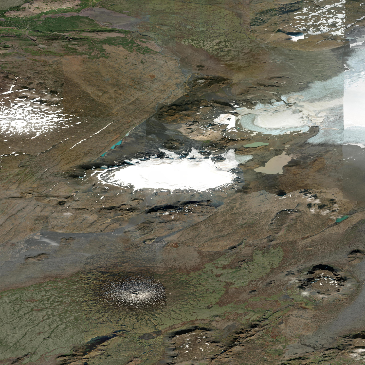 3D model of Thorisjokull volcano, Iceland