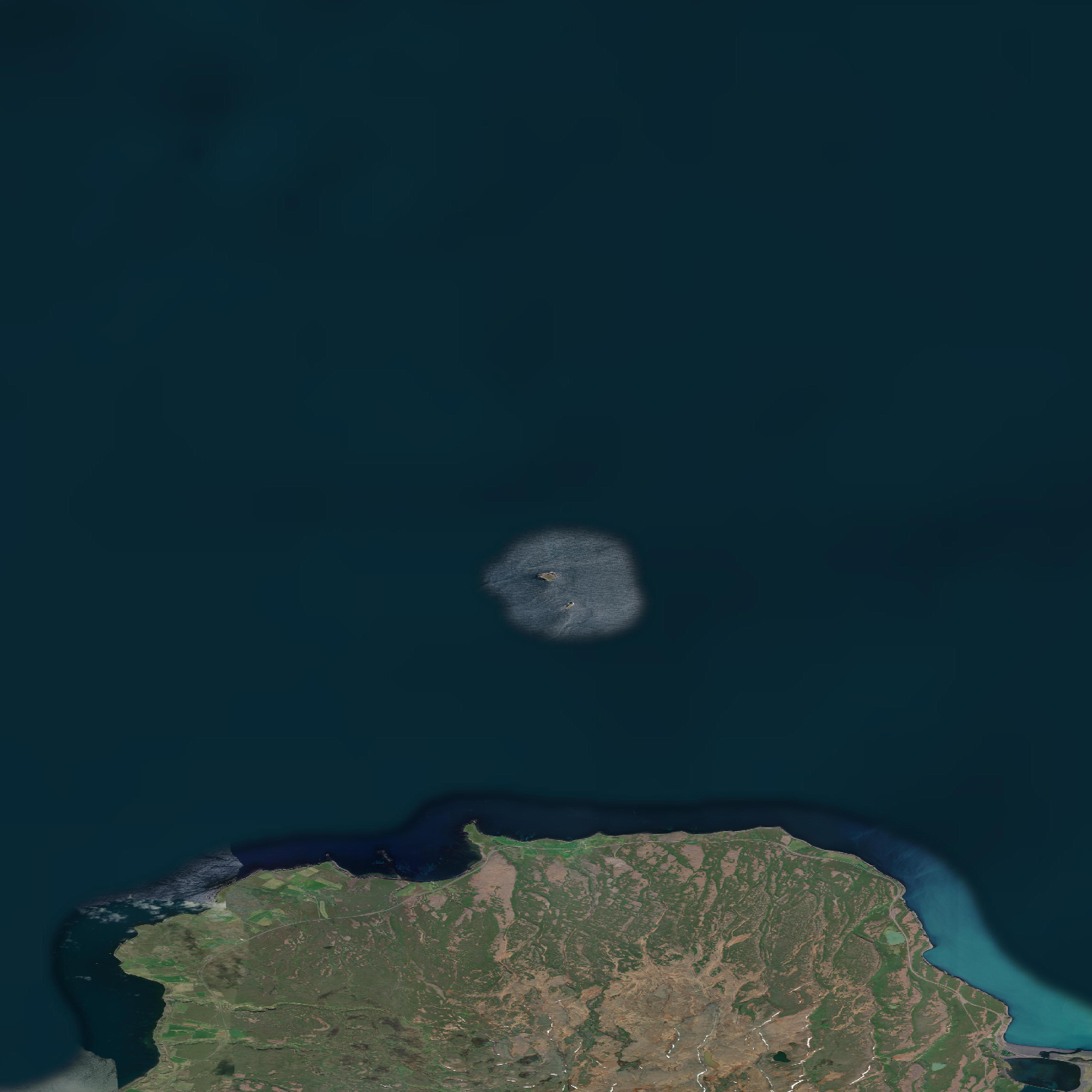 3D model of Tjornes Fracture Zone volcano, Iceland