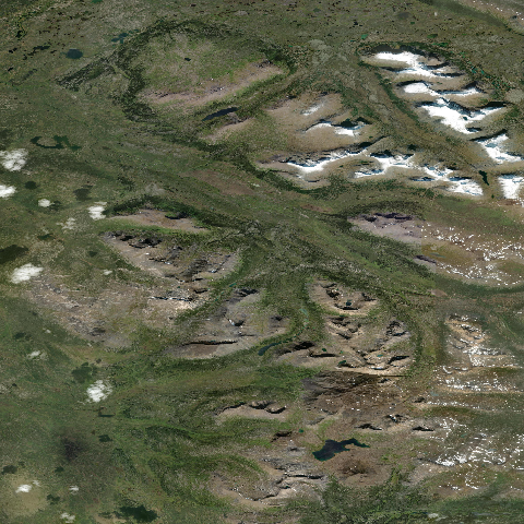 3D model of Tuya Volcanic Field (320031)