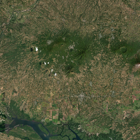 3D model of Usulutan volcano (343081), El Salvador