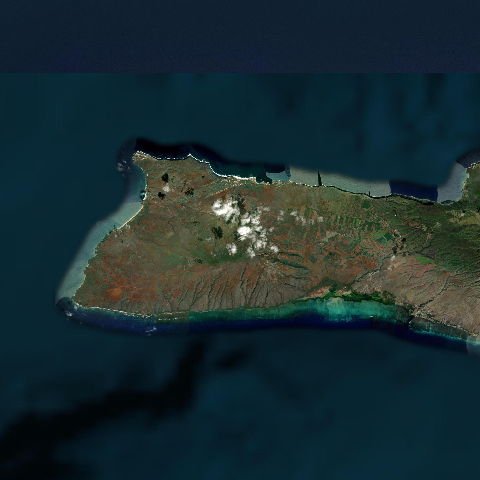 3D model of West Molokai (332806)