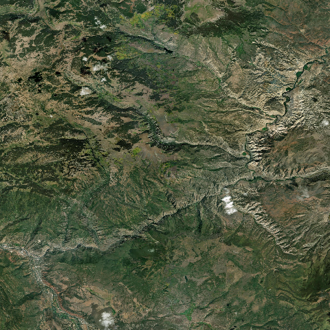 3D model of Willow Peak (328801)