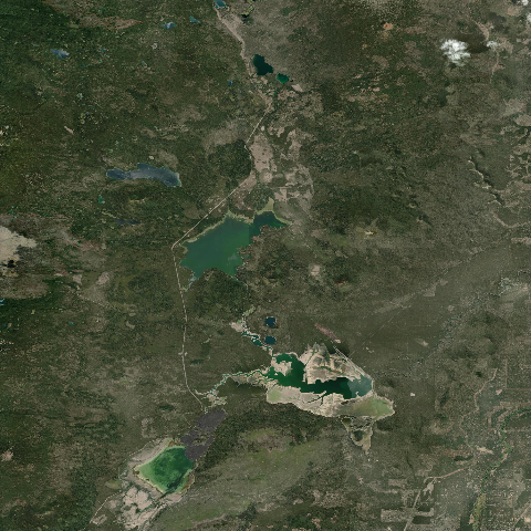 3D model of Wuksi Butte Twin Lakes (322816)